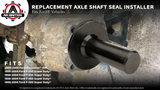 Axle Shaft Seal Installer - Compatible with Ford Vehicles - 1998-2004 F-250, F-350 Super Duty, F-450, F-550, Excursion 4x4 - Replaces 6695, T83T-3132-A1, 205-429 - Wheel Knuckle Vacuum Seal Tool Press