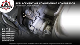 AC Compressor - A/C Compressor Compatible with Honda Civic 2006-2011, 1.8L - Replaces 38810RRBA01, 38800-RNA-A010-M, 38800-RNB-A02, 38800RNAA010M2, 38800RNAA01 - HVAC Air Conditioning Compressor