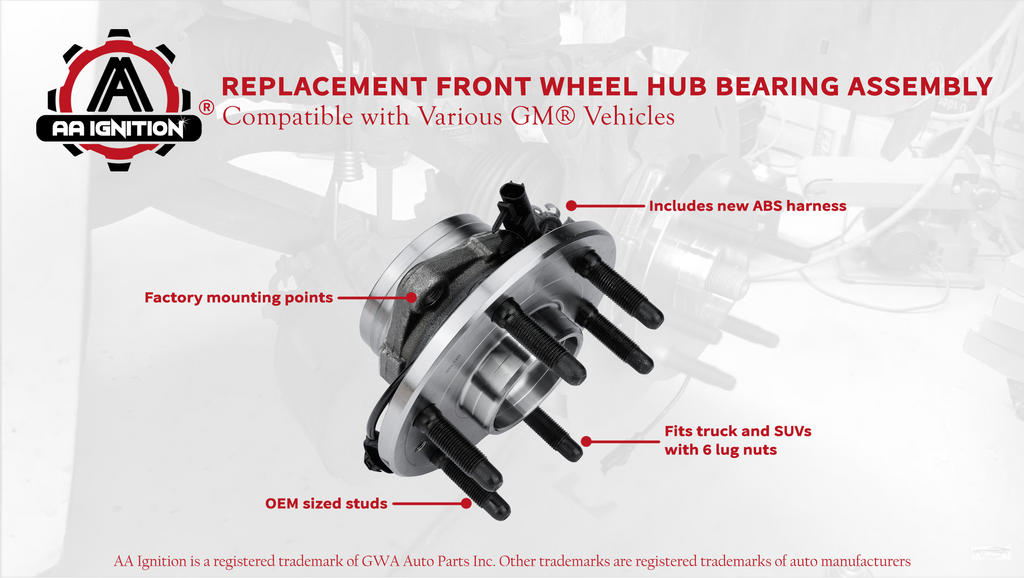 07-09 CADILLAC ESCALADE;07-09 CHEVY AVALANCHE WHEEL HUB BEARING ASSEMBLY 07-09 CADILLAC ESCALADE;07-09 CHEVY AVALANCHE WHEEL HUB BEARING ASSEMBLY