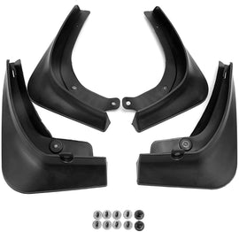 Mud Flaps Set of 4 with Mounting Hardware - Fits Tesla Model 3 2017-2020