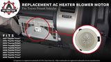 AC Heater Blower Motor - Fits Toyota Prius 2001-2009 - Replaces 87103-47020