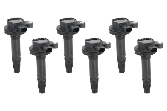 Ignition Coil Set of 6 - Fits 3.5L, 3.7 Ford Vehicles - Replaces# 7T4E-12A375-EE