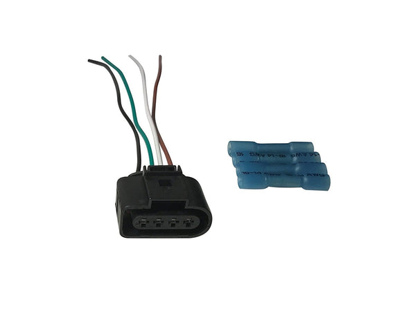 Ignition Coil, Coil Pack Replacement Connector - Harness - Set of 4 - VW, Volkswagen & Audi 1.8T, 2.0T, 2.5L, 3.2L, 4.2L Vehicles