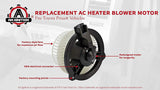 AC Heater Blower Motor - Fits Toyota Prius 2001-2009 - Replaces 87103-47020