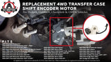 4WD Transfer Case Shift Encoder Motor - Replaces# 19125571 - For Chevy & GMC