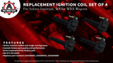 Ignition Coil Pack Set of 4 - Subaru Impreza WRX, WRX Wagon - Replaces# 22433AA421