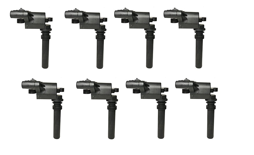 Ignition Coil Pack Set of 8-5.7L V8 Hemi Engine - Replaces 56028394AB, 56028394AC - Compatible with Chrysler, Dodge & Jeep Vehicles - 2005 300, 04-05 Durango, 2005 Magnum, Ram, Grand Cherokee