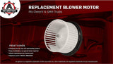 AC Blower Motor With Fan - Replaces# 700191 - Fits Chevy & GMC Trucks 2003-2013
