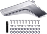 Interior Mercedes Door Handle Kit - Front Left or Rear Driver Side - Inner Handles Fit Mercedes-Benz Vehicles - W204, X204 C230, C250, C300, C350 - 2047201171, 2047201763, 2047202663 - Matte Silver