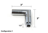 90 Degree Angled O2 Check Engine Light CEL Fix Oxygen Spacer Exhaust Extension