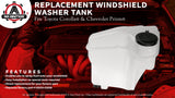 Windshield Washer Reservoir Tank - Replaces# 85315-02030 - Fits Corolla & Prizm