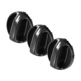 AC Heater Climate Control Knob Set of 3-55905-0C010, 559050C010-2000, 2001, 2002, 2003, 2004, 2005 & 2006 Toyota Tundra AC Knobs - Air Conditioner HVAC Blower Fan Temperature Switch