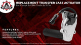Transfer Case 4x4 Actuator- Replaces# 12474401, 600-901 - Fits GM 4WD Vehicles